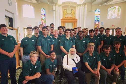 FOOTBALL HELPS LOCAL SYNAGOGUE