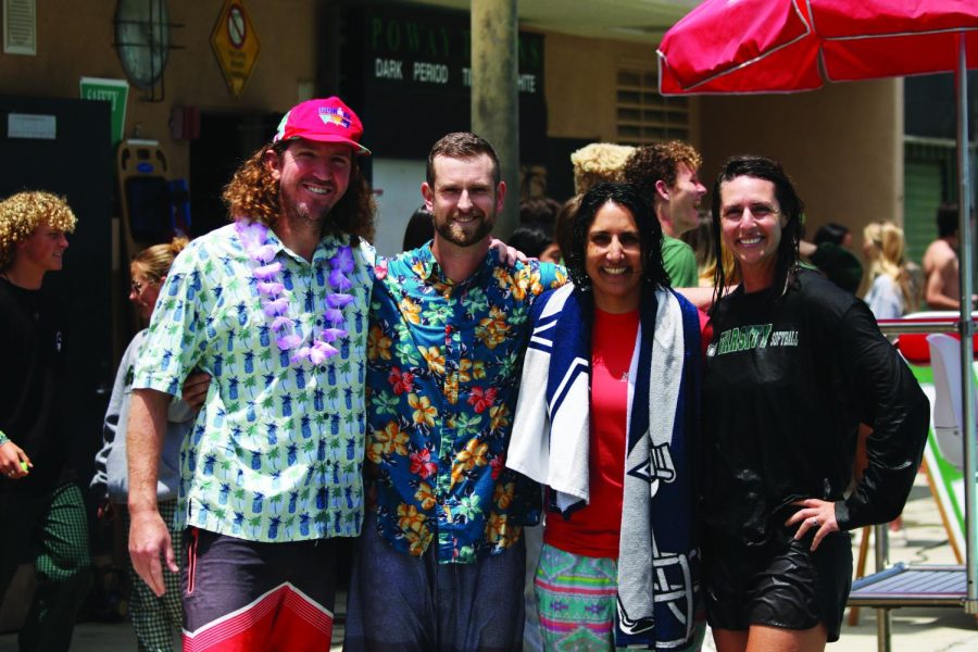 Teachers and Big Splash contestants from left to right: Jordan McKee, Robert Talley, Satin Abtahi, and Lauren Hall 