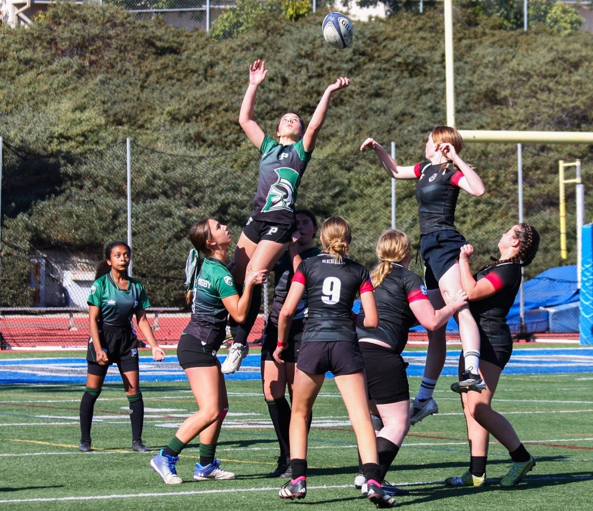 Girls Varsity Rugby in Action!