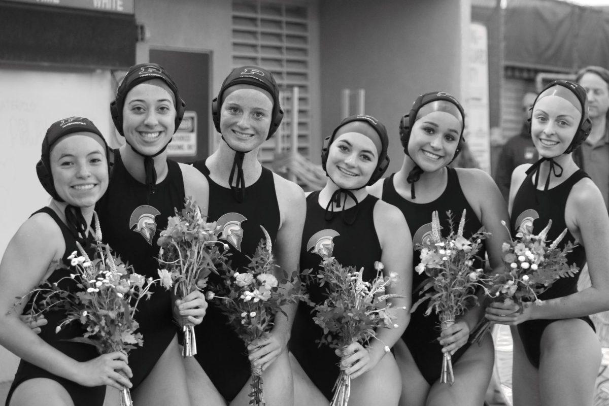 Seniors
Emma Lee, Taylor Harper, Audrey Lawless, Mackenzie Farnham,
Kassandra Newham, and Keira Walters pose for their senior photo.